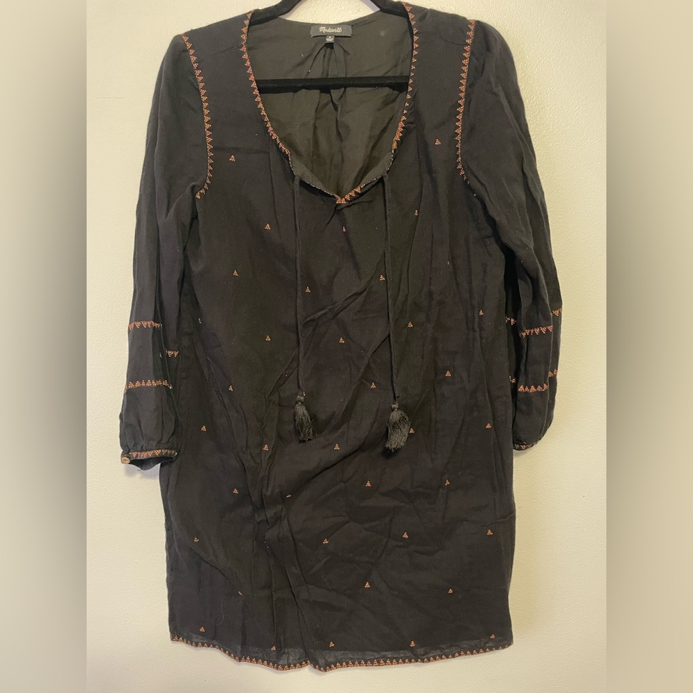 Madewell embroidered dress